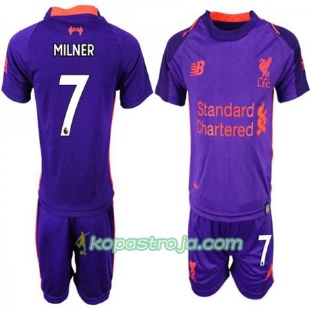 Billiga Fotbollströjor Liverpool MILNER 7 Barn Borta tröja 2018/19 Kortärmad